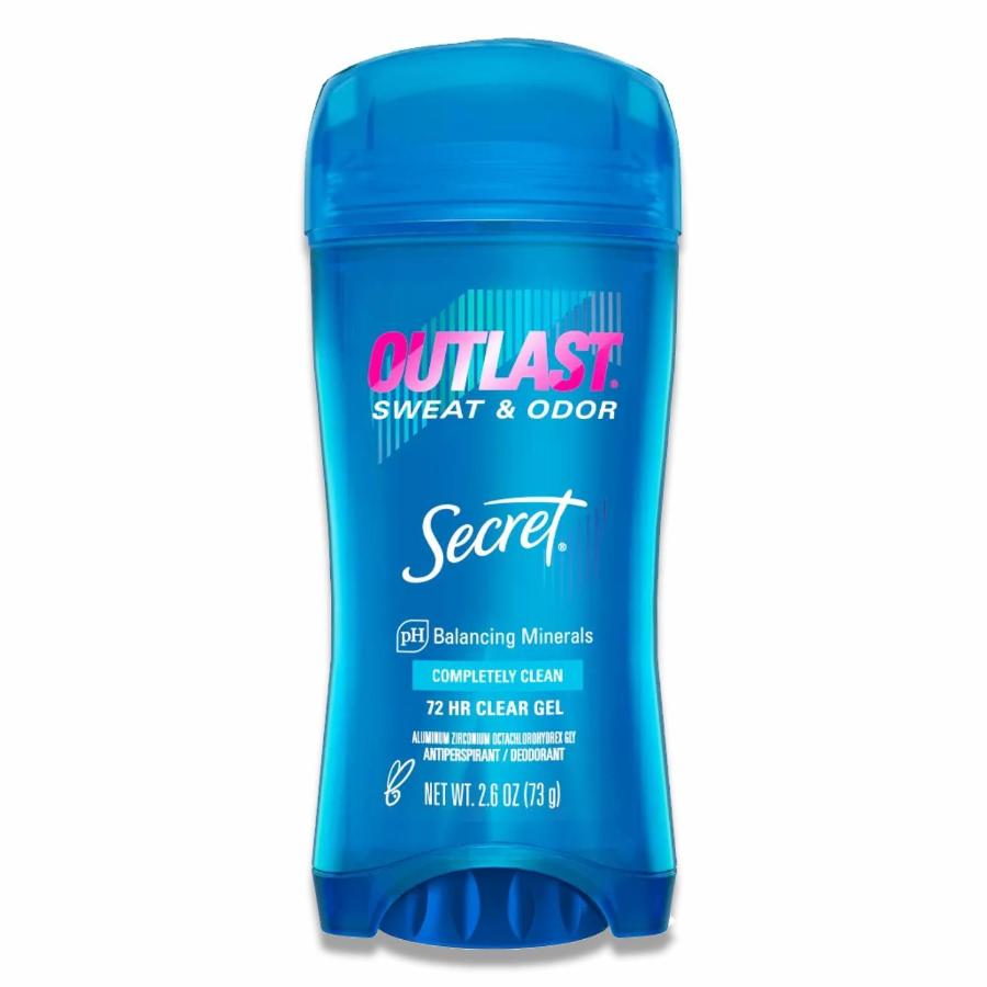 Secret - Gel Outlast Completely Clean Antiperspirant & Deodorant 2.6 Oz - 12 Pack