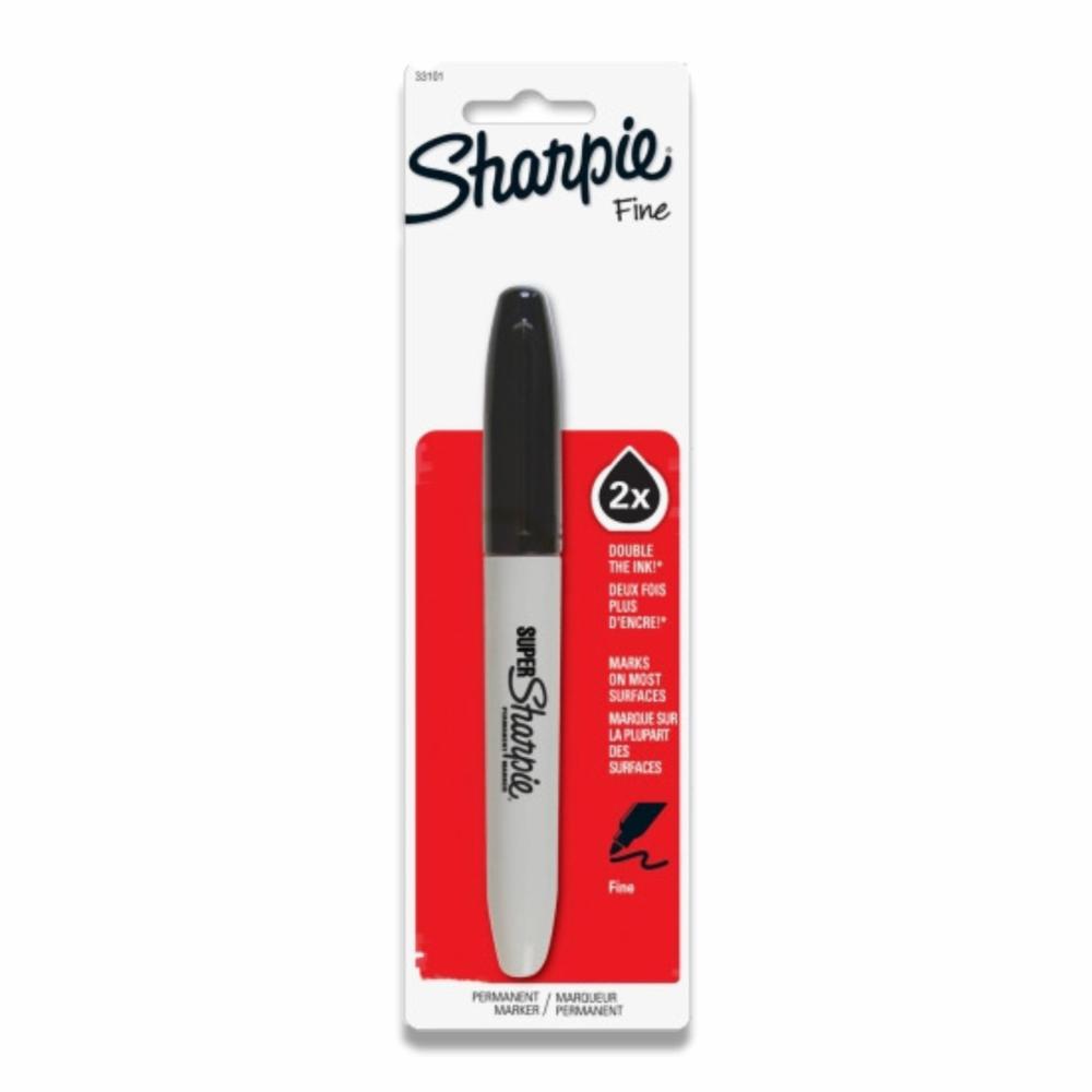 Sharpie - Super Permanent Marker Black Fine- 48 Pack