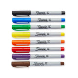 Sharpie Permanent Markers Ultra Fine Point Classic Colors, 8 Count - 12 Pack