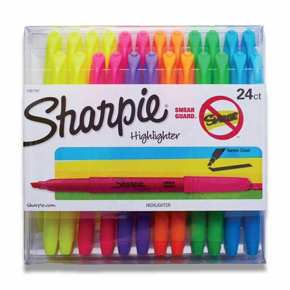 Sharpie Highlighters - 24 Ct Assorted Colors Contarmarket