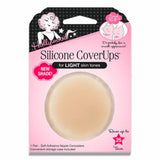 Hollywood Fashion Secrets -  Silicone Nipple CoverUps, Clear - 1 Ct Each - 12 Pack