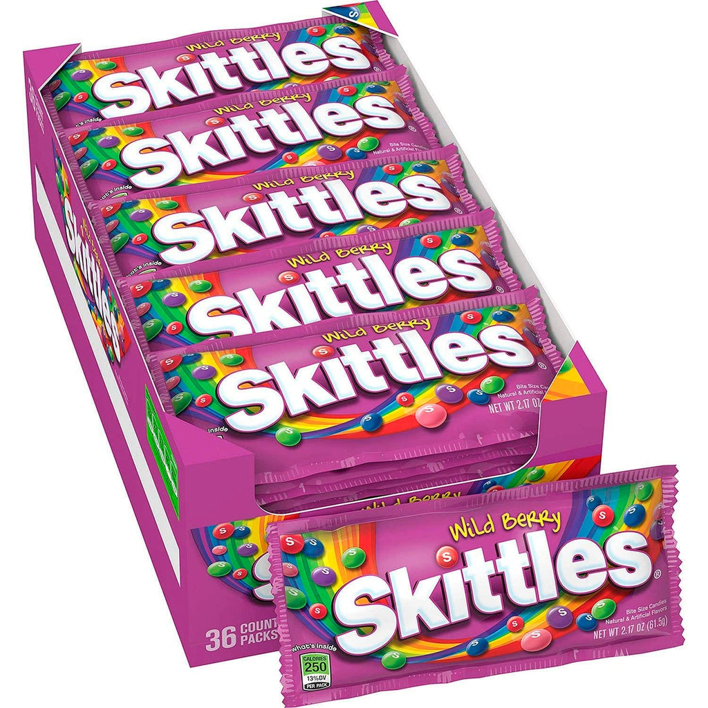 Skittles Mix Candy 3-Pack - Original Fruity, Wild Berry, Sour - 2.17 oz Each Contarmarket