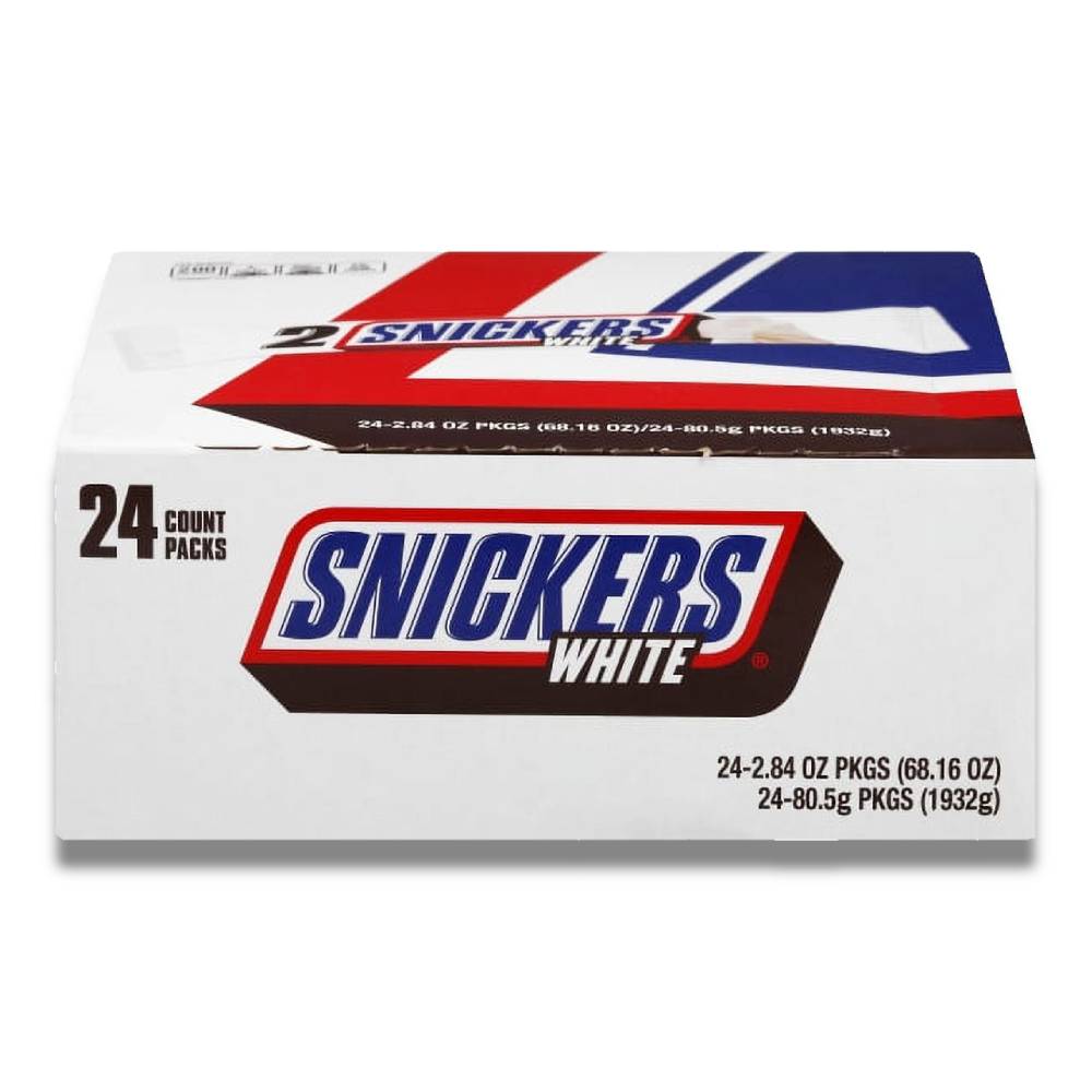 Snickers White Chocolate Candy Bars - 12 Pack Contarmarket