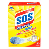 S.O.S Steel Wool Soap Pads - 50 Count