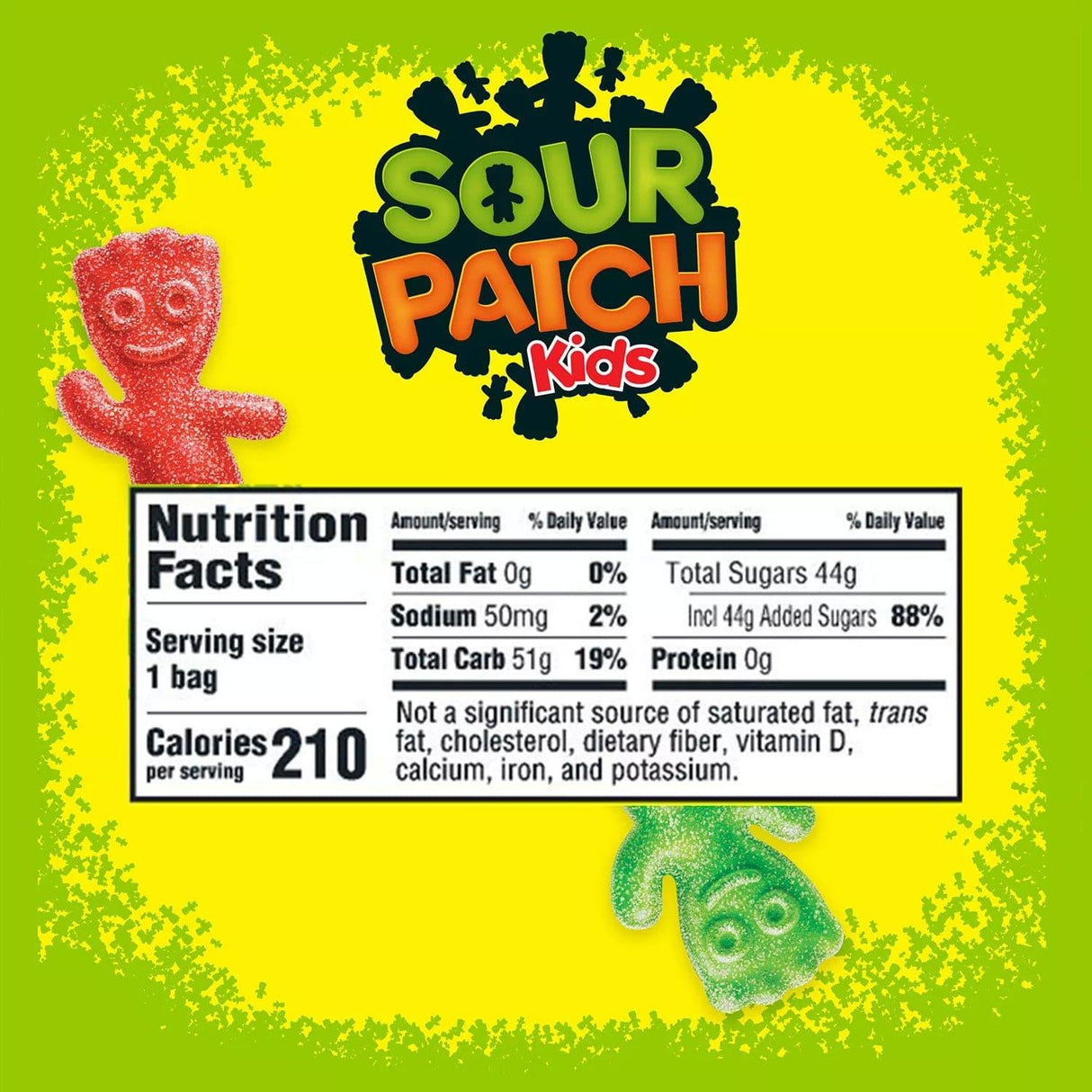 Sour Patch Kids Soft and Chewy Candy - 2 Oz - 24 Ct