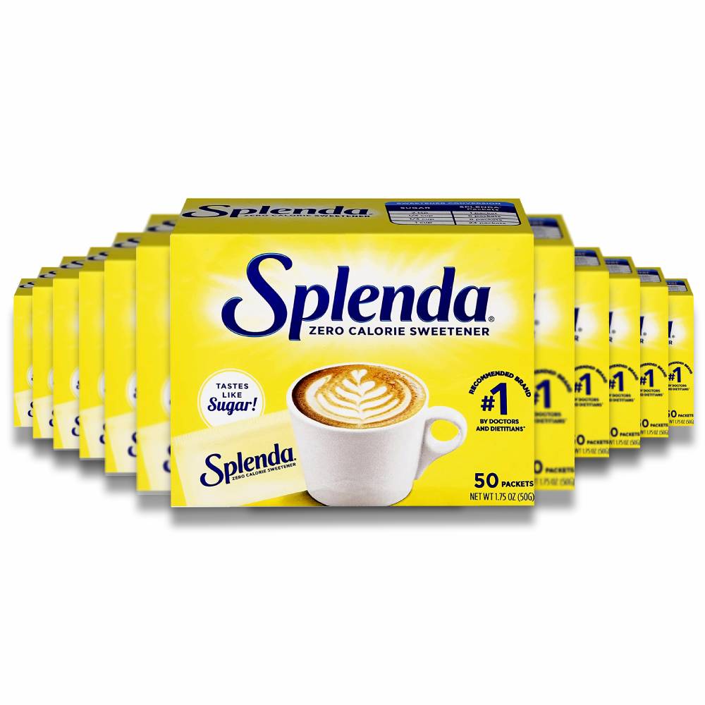 Splenda - Zero Calorie Sweetener Sugar Substitute Packets - 50 Count - 12 Pack