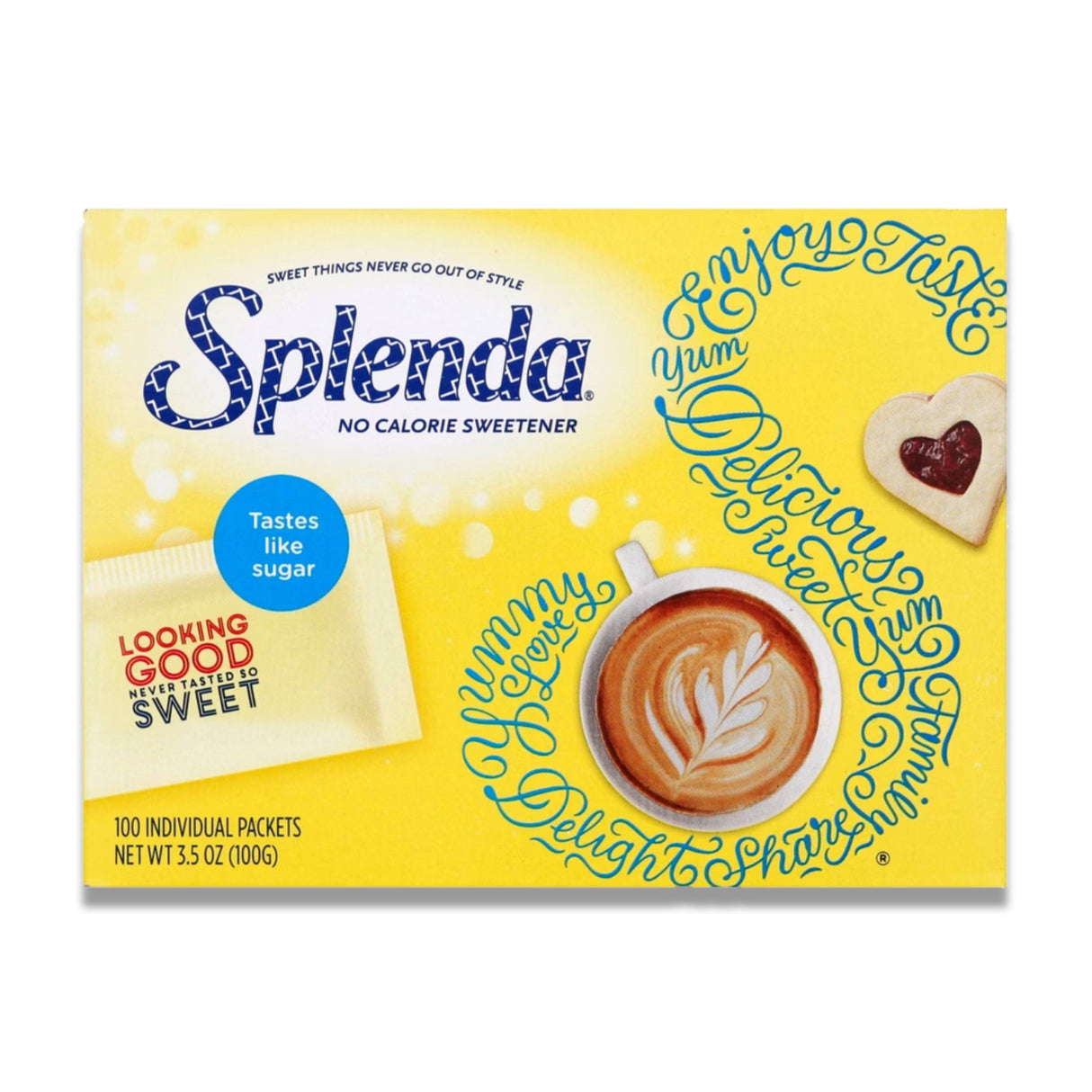 Splenda - No Calorie Sweetener Packets - 100 Ct - 12 Pack