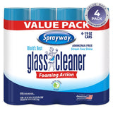 Sprayway Glass Cleaner - 19 Oz - 4 Pack