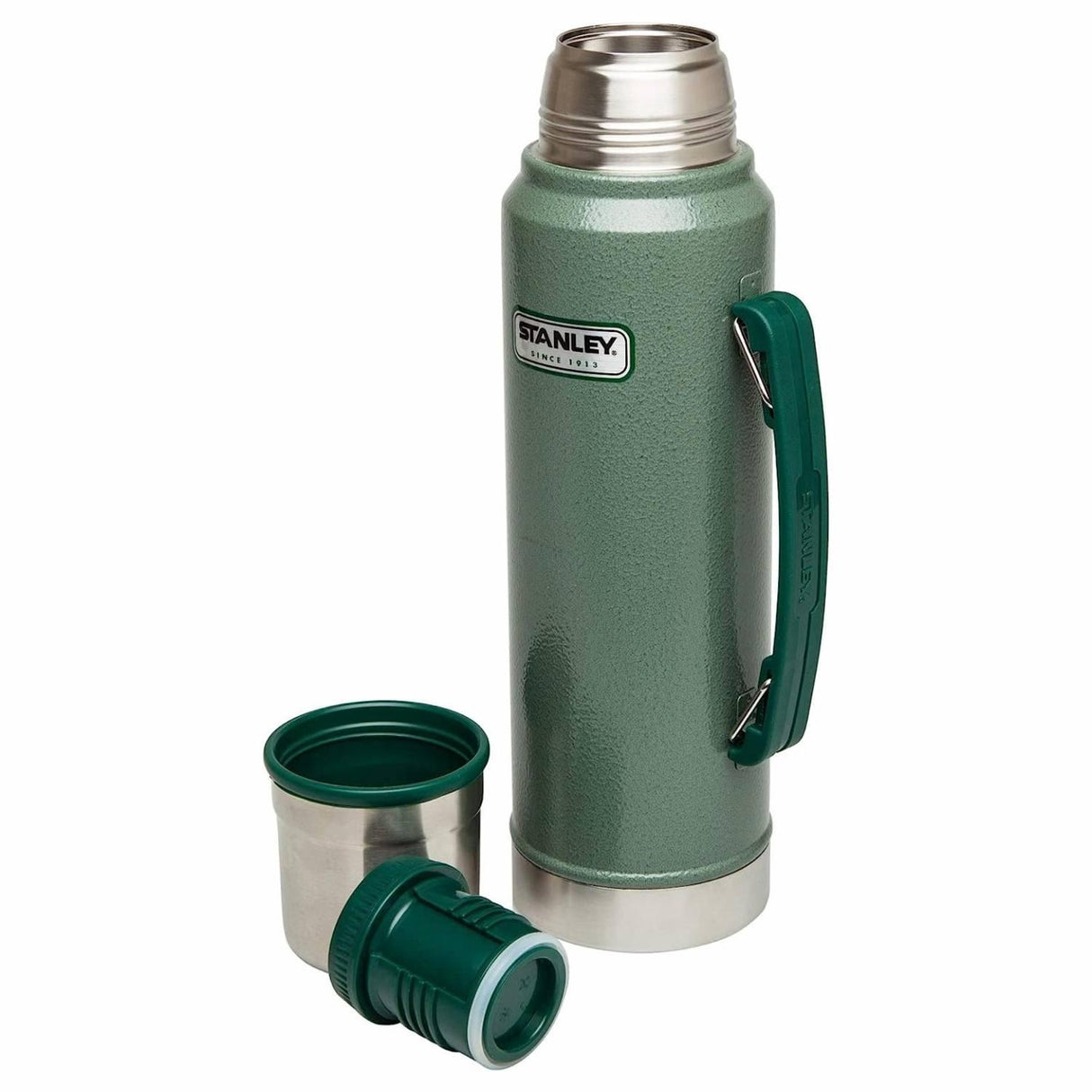 Stanley - Classic Vacuum Insulated Wide Mouth, Hammertone Green - 1.1 QT / 1.0 L Each