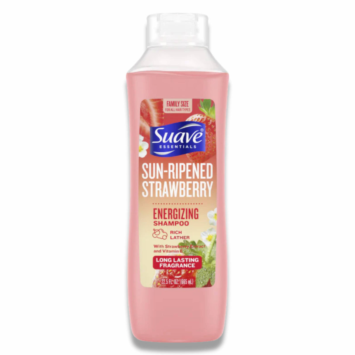 Suave - Sun-Ripened Strawberry Shampoo - 22.5 Oz - 6 Pack