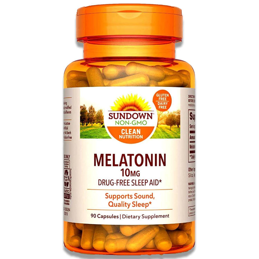 Sundown Naturals Maximum Strength Melatonin Capsules 10 mg 90 ea 12 Pack Contarmarket