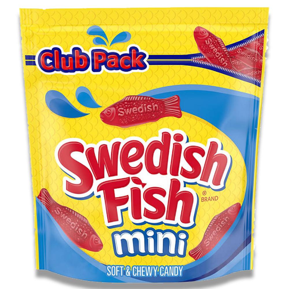 Swedish Fish Mini Soft & Chewy Candy - 3.5 lbs Contarmarket