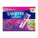 Tampax - Radiant Tampons Trio Pack, Unscented - 77 Ct