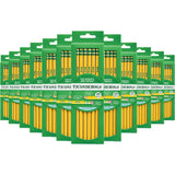 Multiple packages of Ticonderoga pencils on a white background