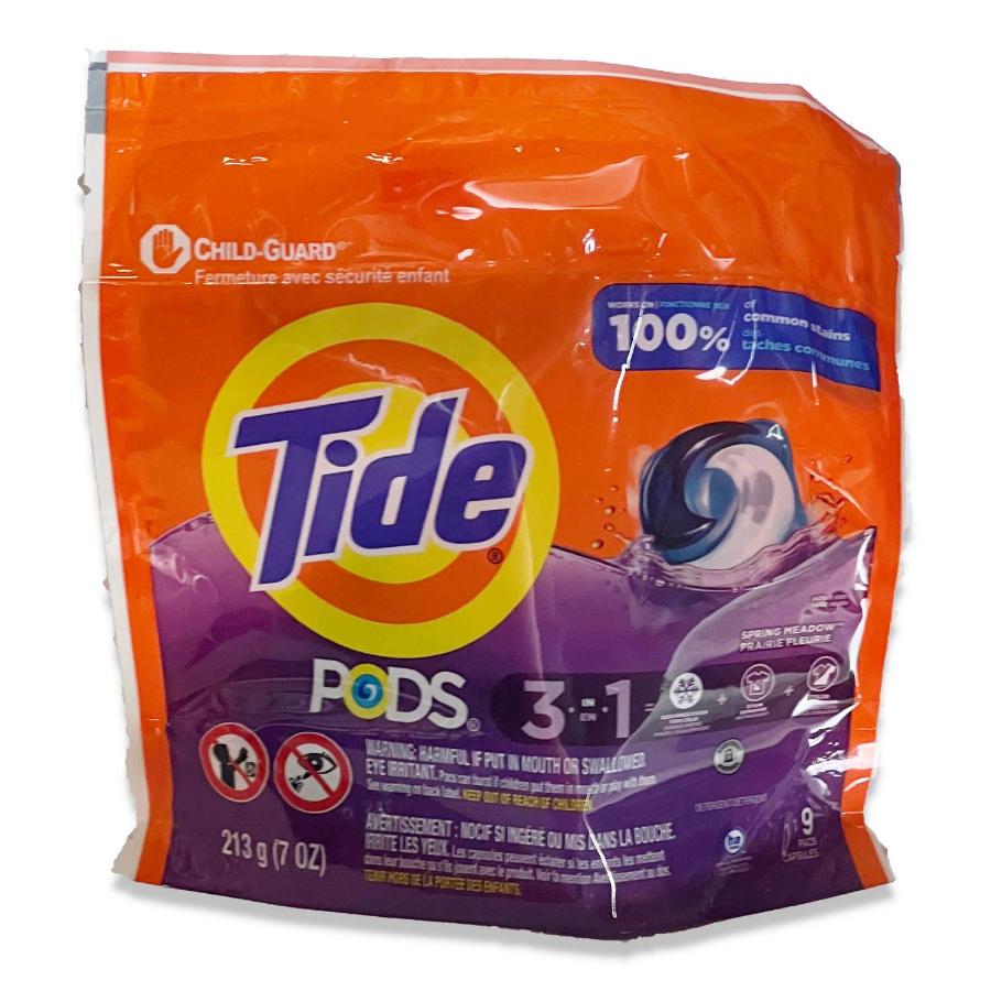 Tide - PODS Laundry Detergent Pacs Spring Meadow Scent - 9 Ct - 7 Oz - 6 Pack