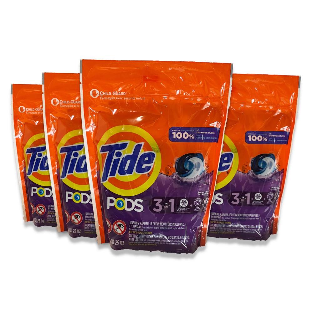 Tide - Spring Meadow Pods HE Compatible Laundry Detergent Soap Pacs - 31 Ct - 25 Oz - 4 Pack