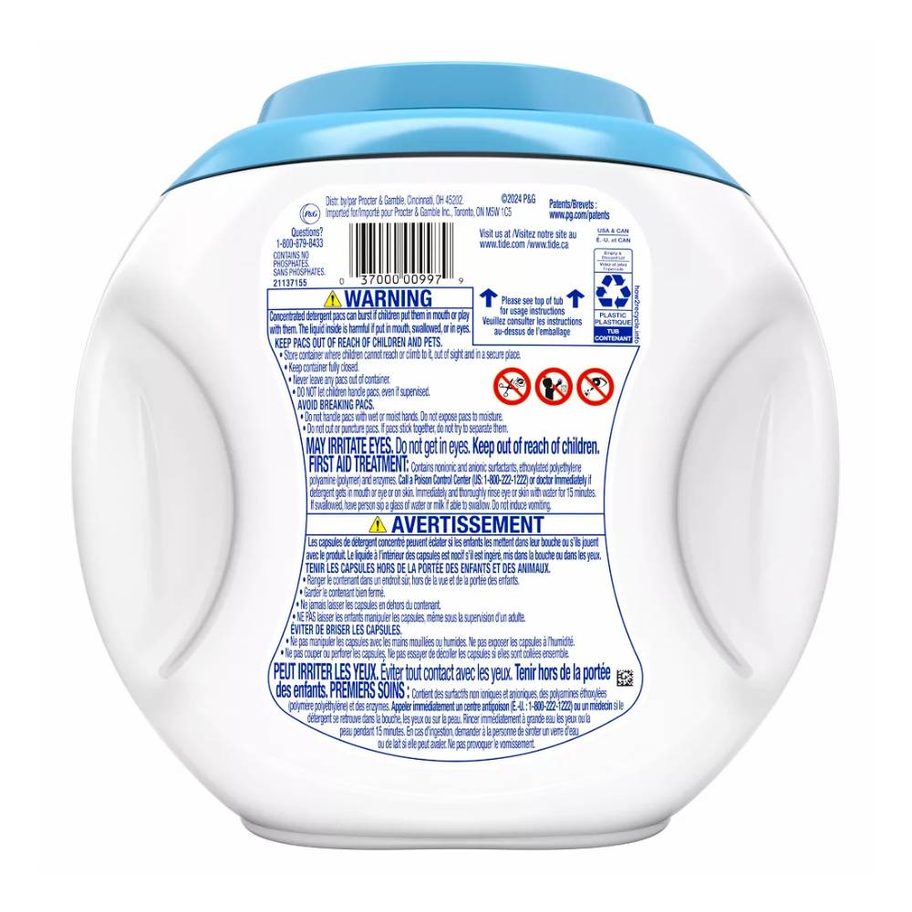 Tide - Pods Free & Gentle HE Laundry Detergent Pacs - 42 Ct - 39 Oz - 4 Pack