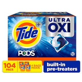 Tide PODS Ultra Oxi Liquid Detergent Pacs - 104 Ct