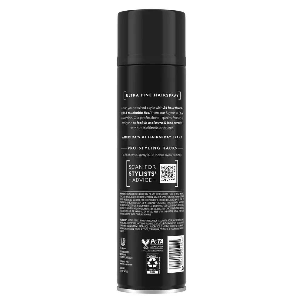 TRESemmé - Ultra Fine Mist Hairspray, Frizz Control with Pro Lock Tech - 11 Oz - 6 Pack