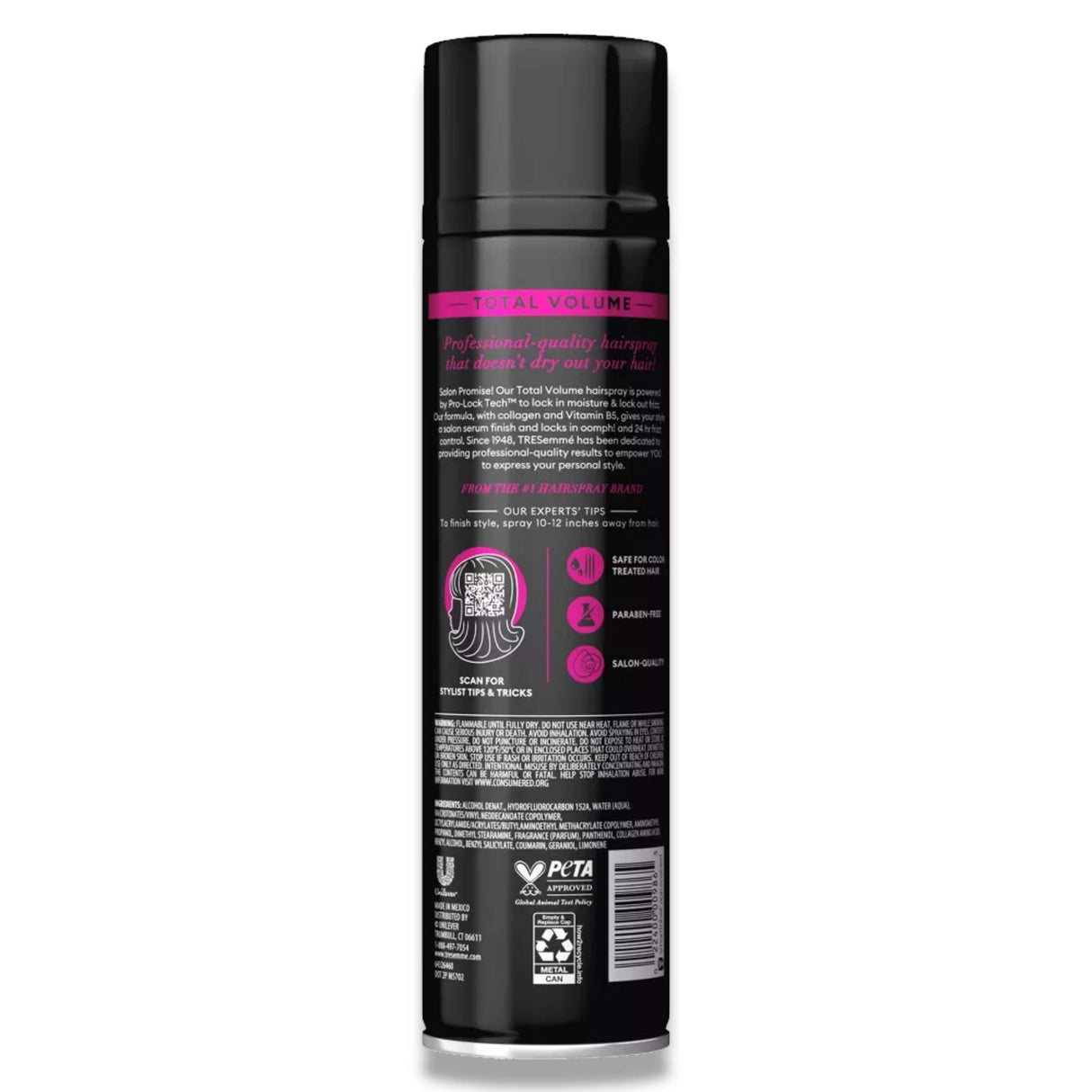 Tresemme Total Volume Hairspray - 11 Oz - 6 Pack Contarmarket