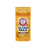 Arm & Hammer UltraMax Invisible Solid Active Sport, 2.6 oz - 12 Pack