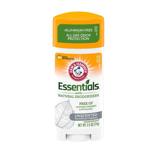 Arm & Hammer Essentials Natural Deodorant Unscented  2.5 oz -  12 Pack