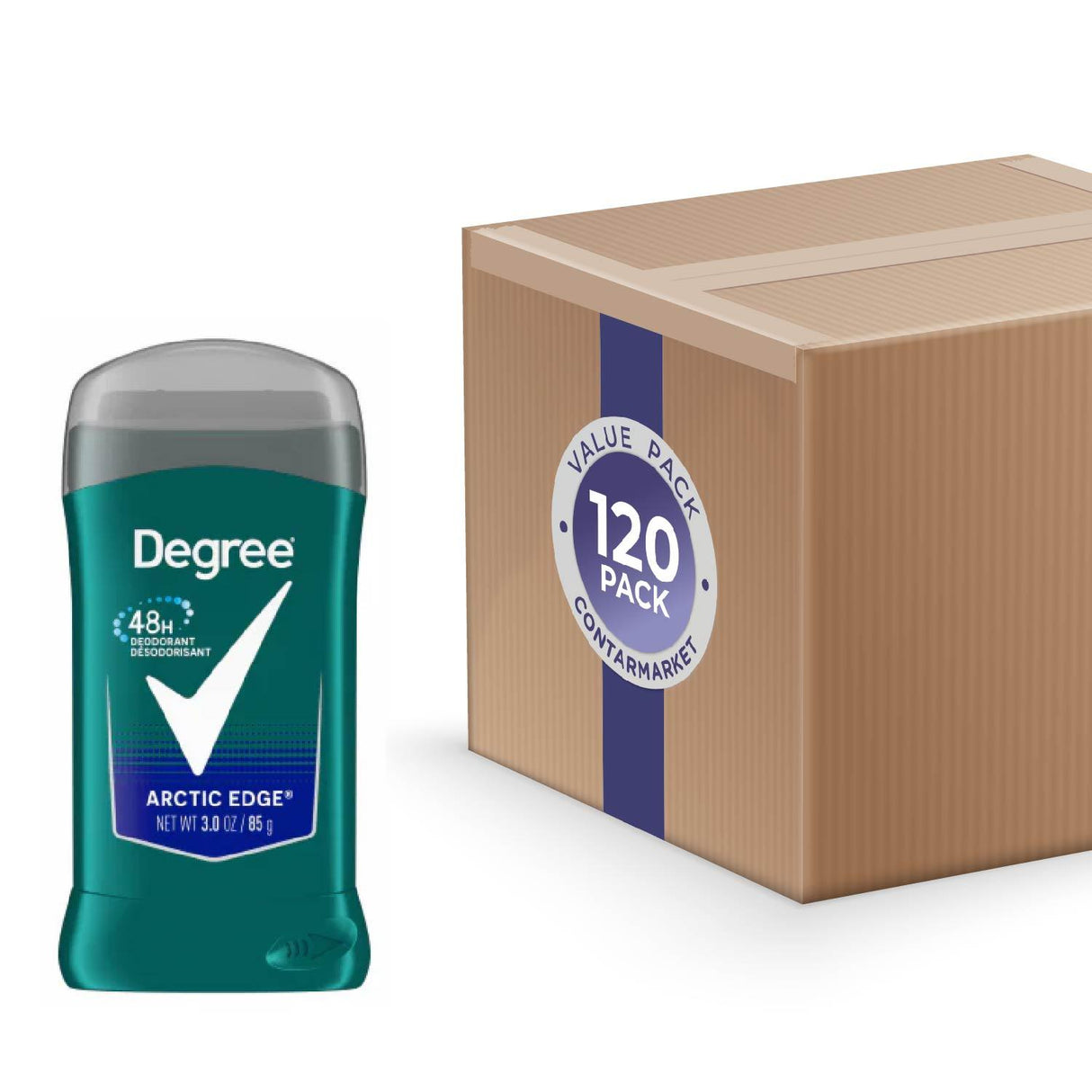 Degree Men Original Aluminium Free Deodorant Arctic Edge, 3.0 oz - 120 Pack