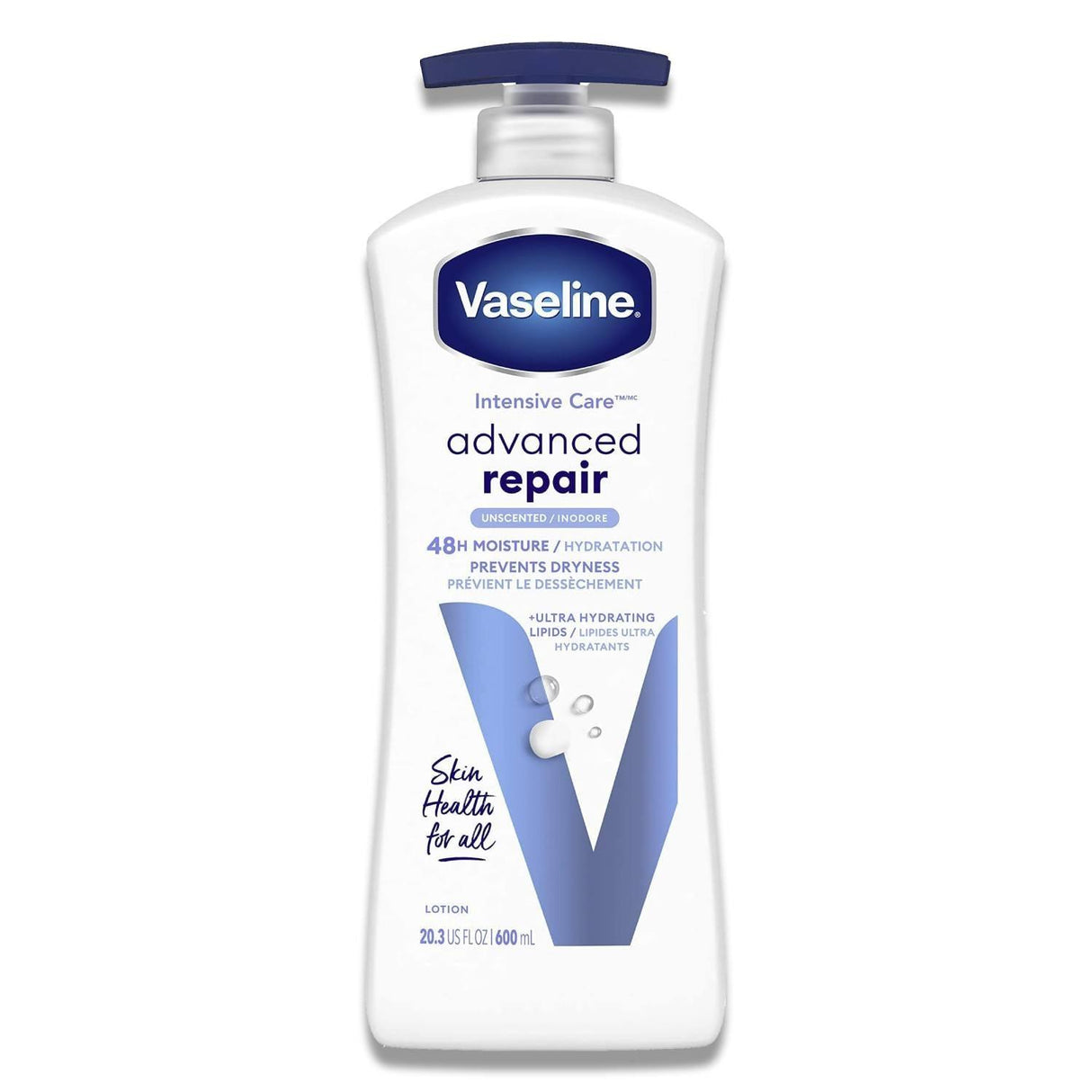 Vaseline - Intensive Care Advanced Repair Unscented Healing Moisture Lotion - 20.3 fl Oz - 4 Pack