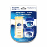 Vaseline - Intensive Care Duo, Deep restore Lotion + Lip Protecting Jelly - 0.9 Oz - 48 Pack