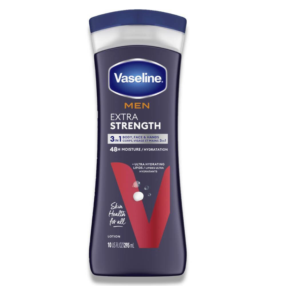  Vaseline Men Extra Strength Lotion - 10 Oz - 12 Pack Contarmarket