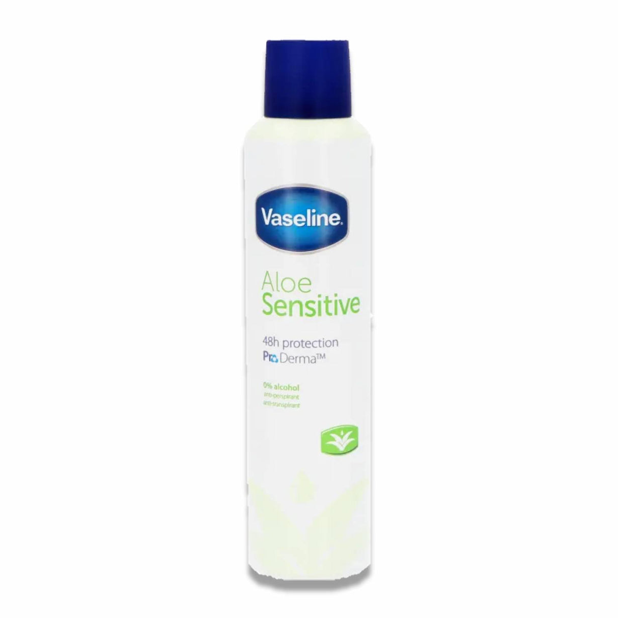 Vaseline - Deodorant Spray, Aloe Sensitive - 250 ml - 6 Pack