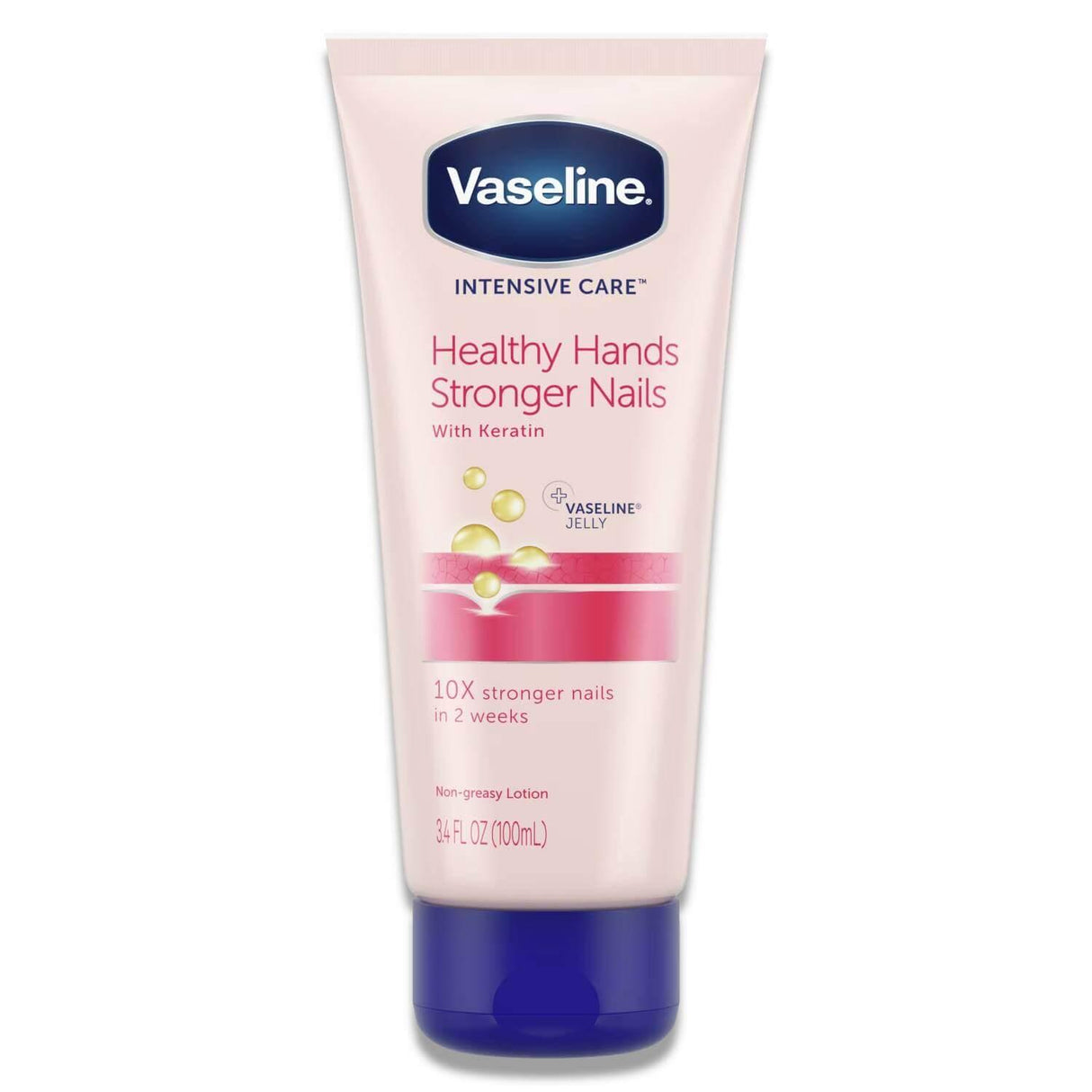 Vaseline Intensive Care Hand Cream - Healthy Hands & Stronger Nails - 3.4 Oz - 12 Pack Contarmarket