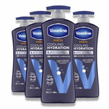 Vaseline - Men Cooling Hydration Lotion - 20.3 Oz - 4 Pack