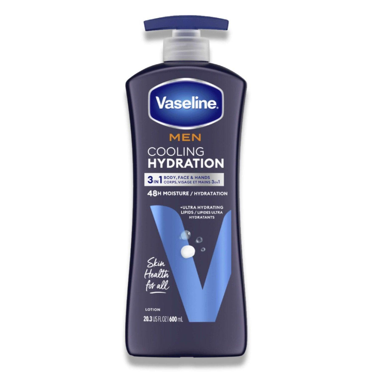 Vaseline - Men Cooling Hydration Lotion - 20.3 Oz - 4 Pack