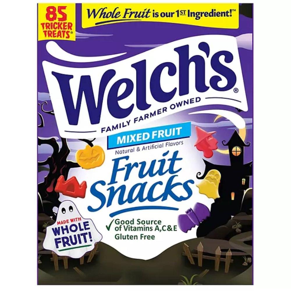 Welch's Limited Edition Mixed Fruit Snacks - Assorted Flavors, 0.5 oz Pouches, 85 Count Bulk Pack