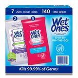 Wet Ones Antibacterial Hand Wipes - 20 Ct - 7 Pack Contarmarket