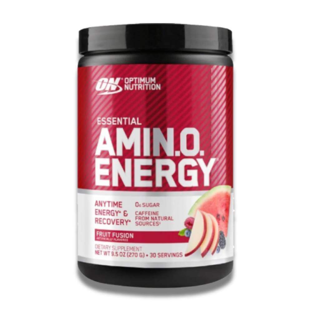 Optimum Nutrition Amino Energy Pre Workout Fruit Fusion - 9.5 Oz - 6 Pack Contarmarket