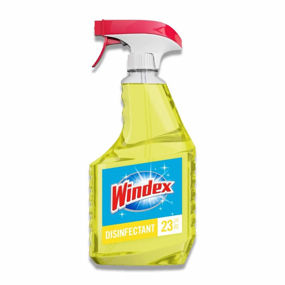 Windex - Disinfectant Cleaner Multi-Surface Citrus Fresh Spray Bottle - 23 Oz - 8 Pack