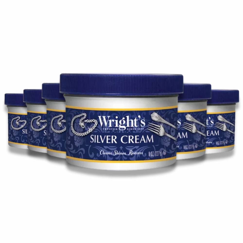 Wright's Silver and Cream Cleaner - 8 Oz - 6 Pack Contarmarket