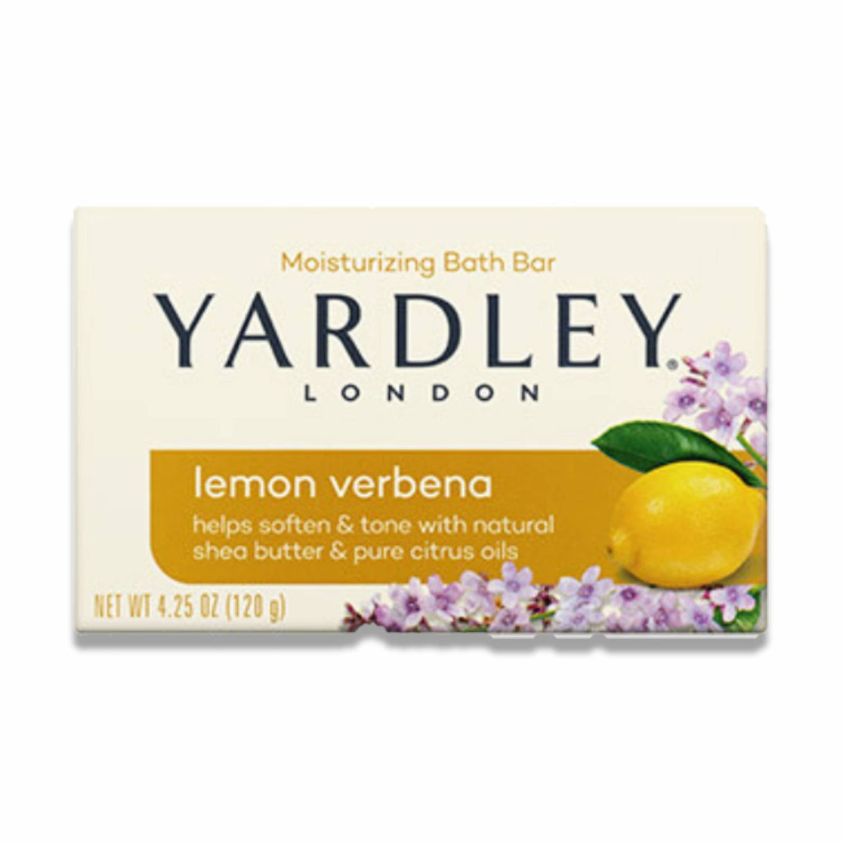 Yardley - Bar Soap, Lemon Verbena with Shea Butter  - 4 Oz - 24 Pack