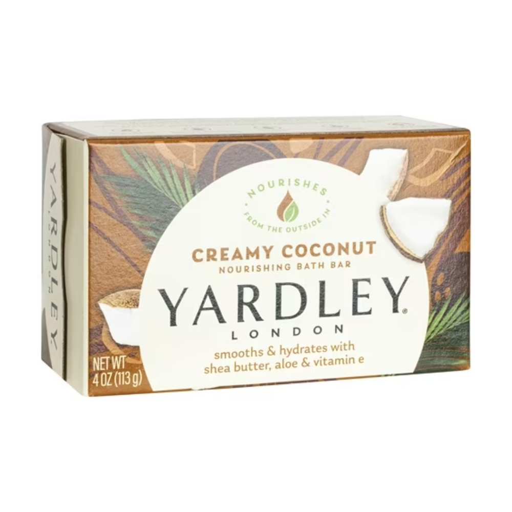 Yardley - London Creamy Coconut Moisturizing Bath Bar  - 4 Oz - 24 Pack