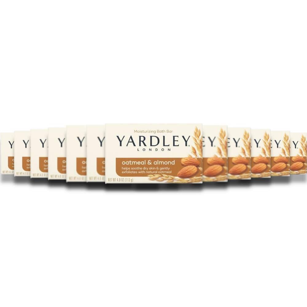 ardley London Naturally Moisturizing Bar Soap - Oatmeal & Almond - 4 Oz - 24 Pack Contarmarket