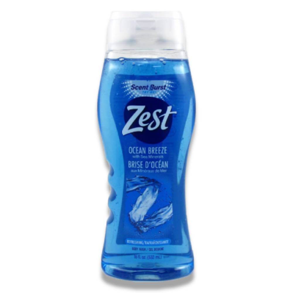 Zest Ocean Breeze Body Wash - 6 Pack Contarmarket