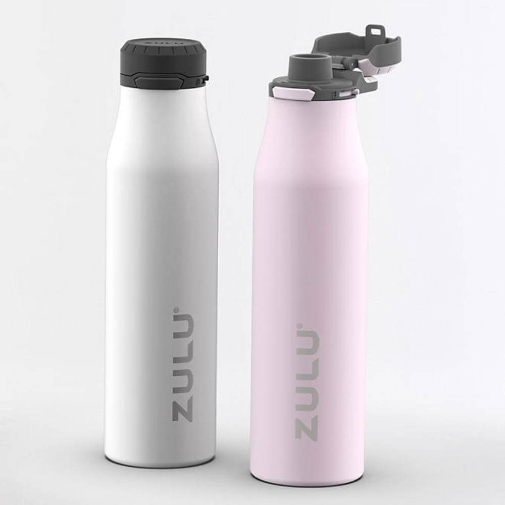 ZULU Stainless Insulated Water Bottle - 2 Pack, Assorted Colors, 26 Oz Contarmarket