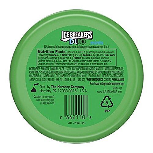 Ice Breakers DUO Mints, Watermelon - Wholesale - 10 Pack - 8 Ct Each (6995474710684)