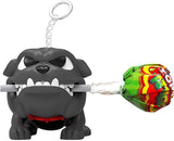 WOM Biterz - Keychains with The Shape of a Dog Biting a Strawberry Lollipop! - 6 Ct