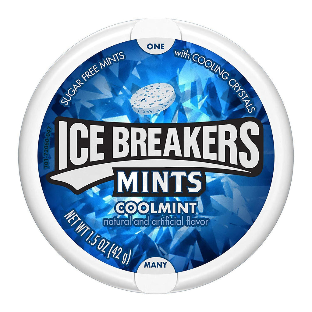 Ice Breakers Sugar Free Mints, Coolmint - 24 Packs of 8
