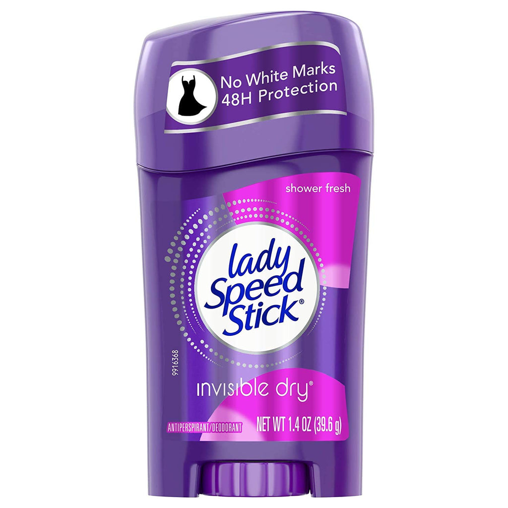 Lady Speed Stick Invisible Dry Antiperspirant & Deodorant, Shower Fresh - 1.4 oz. (6847297618076)