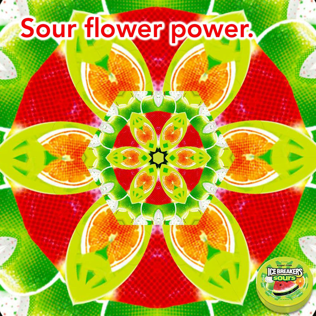 Ice Breakers Sours Sugar Free Mints, Watermelon, Green Apple, Tangerine - 24 Packs of 8 (6995463078044)