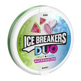 Ice Breakers DUO Mints, Watermelon - Wholesale - 10 Pack - 8 Ct Each (6995474710684)